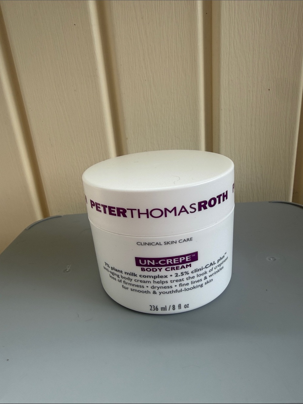 Peter Thomas Roth White and Purple UN-CREPE Body Cream